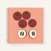 Cahier à spirale Pomme Velours (Devant)
