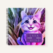 Cahier à spirale pour animaux de compagnie chats (Devant)