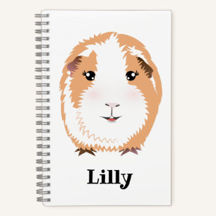Cahier à spirale pour cochon d'Inde
