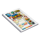 Cahier à spirale pour devoirs de collège Retour à (Côté Droit)