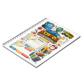 Cahier à spirale pour devoirs de collège Retour à (Côté gauche)