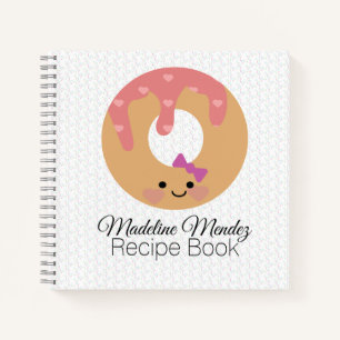 Cahier à spirale pour enfants de recettes de beign