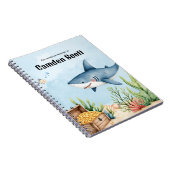 Cahier à spirale pour enfants Sous l'océan  (Côté Droit)
