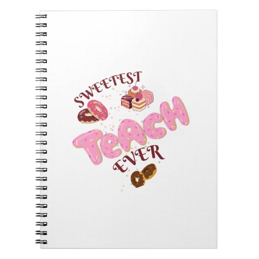 Cahier à spirale pour enseignants avec de mignons (Devant)