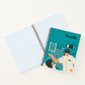 Cahier à spirale pour infirmière  (Intérieur)