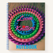 Cahier à spirale pour tricoteuses sur métier (Devant)