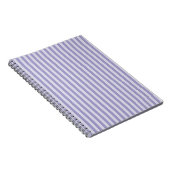 Cahier à spirale rayures violettes (Côté Droit)