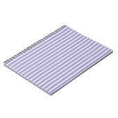 Cahier à spirale rayures violettes (Côté gauche)