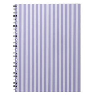 Cahier à spirale rayures violettes