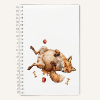 Cahier à spirale Renard Cozy - Renard d'automne