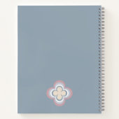 Cahier à spirale rose et bleu (Dos)