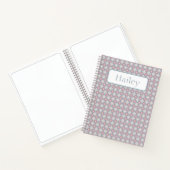 Cahier à spirale rose et bleu (Intérieur)