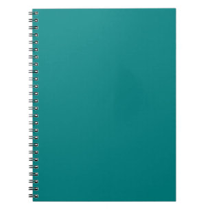 Cahier à spirale sarcelle