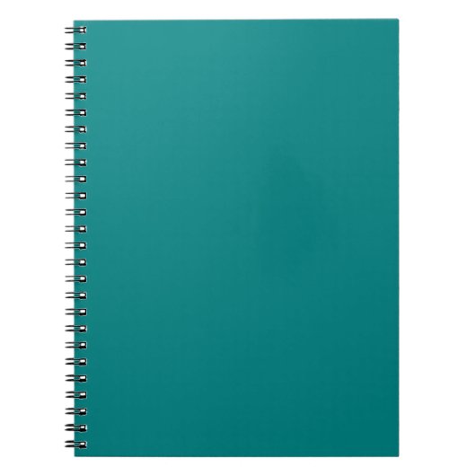 Cahier à spirale sarcelle (Devant)