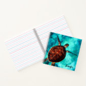 Cahier à spirale Sea Turtle Design  (Intérieur)