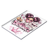 Cahier à spirale So Demure™ Starberry & MooMoo (Côté gauche)
