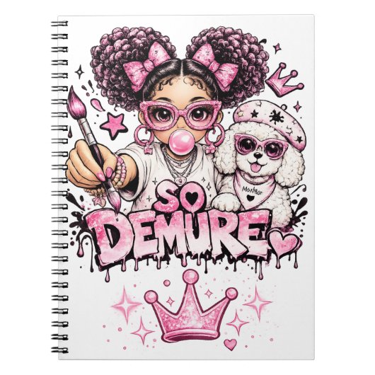 Cahier à spirale So Demure™ Starberry & MooMoo (Devant)