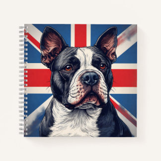 Cahier à spirale Staffordshire Bull Terrier Royaum