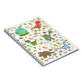 Cahier à spirale sur les dinosaures (Côté Droit)