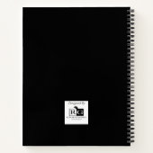 Cahier à spirale Thème de course de voiture rouge (Dos)