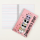 Cahier à spirale thème Halloween (À l'intérieur)