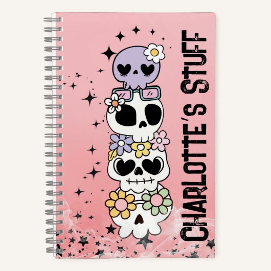 Cahier à spirale thème Halloween (Recto)
