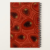 Cahier à spirale tourbillon de fraise (Verso)