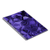 Cahier à spirale Tourbillons Violets (Côté Droit)