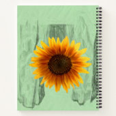 Cahier à spirale Tournesol (Dos)