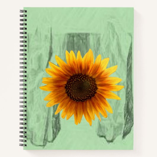Cahier à spirale Tournesol (Devant)