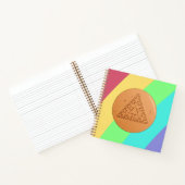 Cahier à spirale triangle de bonbons Dalgona (Intérieur)