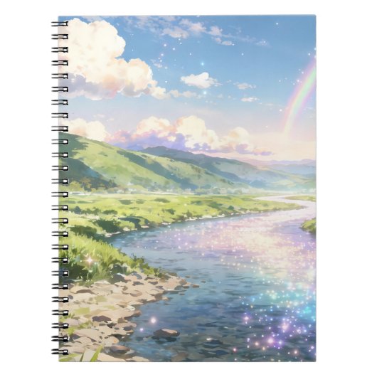 Cahier à spirale Vallée Arc-en-ciel (Devant)