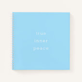 Cahier à spirale Véritable Paix Intérieure (Devant)