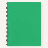 Cahier à spirale | Vert Deluxe | Journal d'écritur (Devant)
