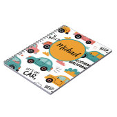 Cahier à spirale Voitures jouets pour enfants | Pe (Côté gauche)