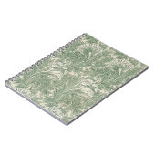 Cahier à spirale William Morris Tulipes Vertes  (Côté gauche)