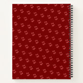 Cahier à spirales avec design Apple Chibi (Dos)