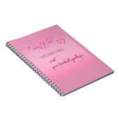 Cahier à spirales de la Saint-Valentin "Favorite H (Côté Droit)