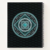 Cahier à spirales Mandala du Verseau (Dos)