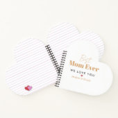 Cahier à spirales Meilleure maman du monde (Intérieur)