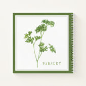 Cahier à spirales PERSIL FRAIS 8,5x8,5 - Vert (Dos)