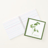 Cahier à spirales PERSIL FRAIS 8,5x8,5 - Vert (Intérieur)