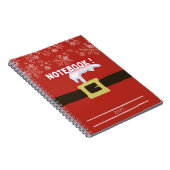 Cahier à spirales with motif de noel (Côté Droit)