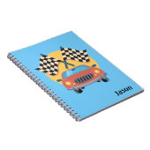 Cahier à thème de course automobile (Côté Droit)
