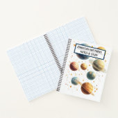 Cahier à thème spatial de planètes (Intérieur)