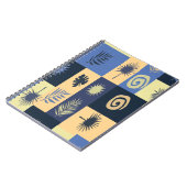 Cahier Abstrait Bleu (Côté gauche)