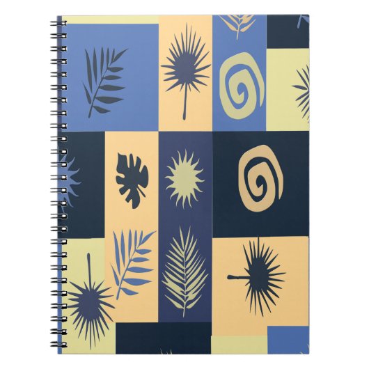 Cahier Abstrait Bleu (Devant)