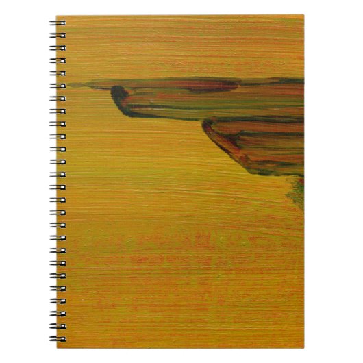 Cahier abstrait jaune (Devant)
