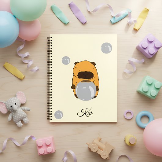 Cahier Adorable Capybara – Un Design Doux pour les