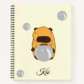 Cahier Adorable Capybara – Un Design Doux pour les (Devant)